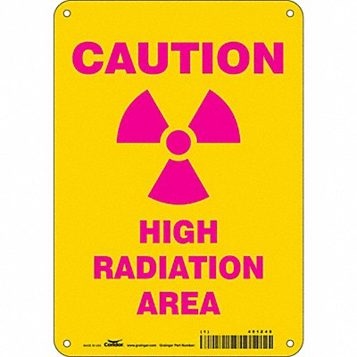 Safety Sign 10 inx7 in Polyethylene