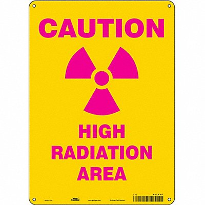 Safety Sign 14 inx10 in Polyethylene