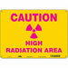 Safety Sign 10 in x 14 in Aluminum