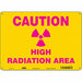 Safety Sign 10 in x 14 in Polyethylene