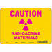 J7006 Radiation Safety Sign 7 x 10 Aluminum