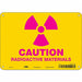 Safety Sign 7 inx10 in Polyethylene