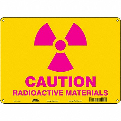 Safety Sign 10 inx14 in Polyethylene
