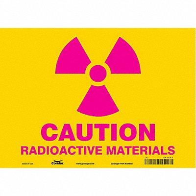 Safety Sign 10 inx14 in Vinyl
