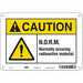 Safety Sign 7 in x 10 in Polyethylene