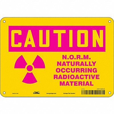 Safety Sign 7 in x 10 in Polyethylene