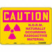 Safety Sign 10 in x 14 in Polyethylene