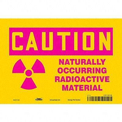 Safety Sign 7 in x 10 in Vinyl
