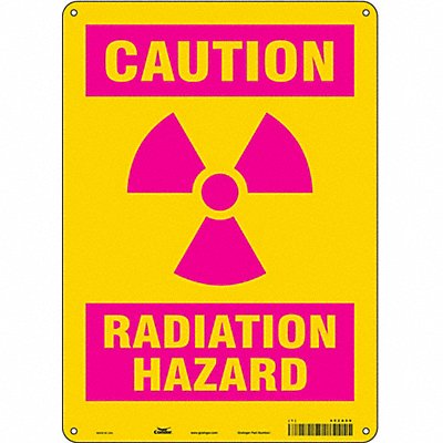 Safety Sign 14 inx10 in Aluminum