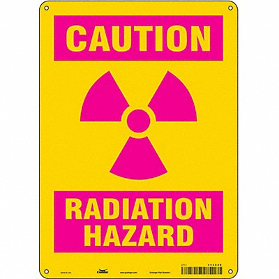Safety Sign 14 in x 10 in Polyethylene