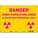 Safety Sign 10 inx14 in Aluminum