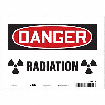 Safety Sign 7 in x 10 in Vinyl