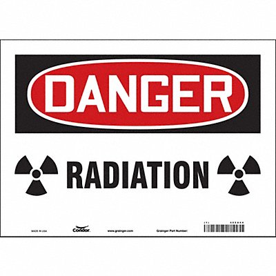Safety Sign 10 in x 14 in Vinyl