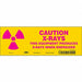 Safety Sign 3 1/2 in x 10 in Vinyl