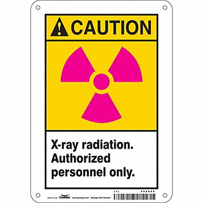 Safety Sign 10 inx7 in Polyethylene