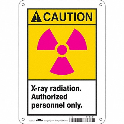 Safety Sign 10 inx7 in Vinyl
