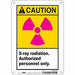 Safety Sign 10 inx7 in Vinyl