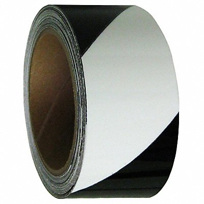 Floor Tape Black/White 2 inx15 ft Roll