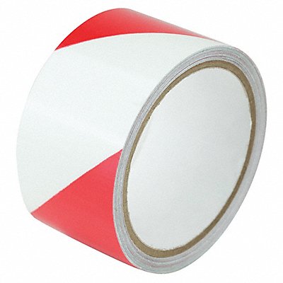 Floor Tape Red/White 2 inx15 ft Roll