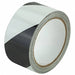 Floor Tape Black/White 2 inx30 ft Roll