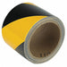 Floor Tape Black/Yellow 3 inx30 ft Roll