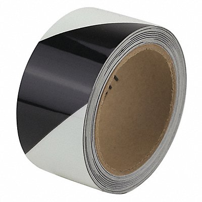 Floor Tape Black/White 2 inx30 ft Roll