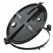 Drum Lid Black Steel 55 gal