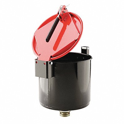 Drum Funnel Red Steel NPT