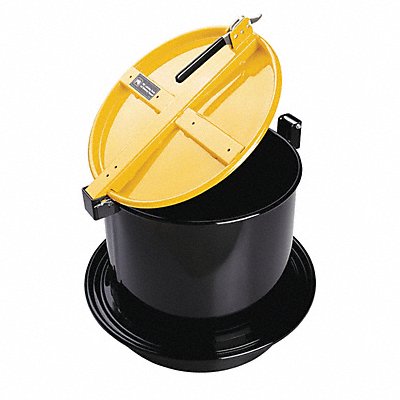 Drum Lid Yellow Steel 55 gal