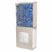 Apparel Dispenser 3 Compartments Beige