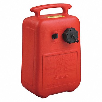 Portable Fuel Tank Red 6 gal Plastic