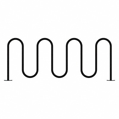 Bike Rack Black 36 H 89 L Steel