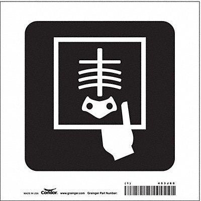 Safety Sign 8 in x 8 in Vinyl