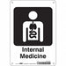Safety Sign 10 in x 7 in Polyethylene