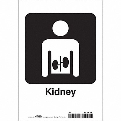 Safety Sign 10 in x 7 in Vinyl