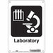 J9730 Safety Sign 10 in x 7 in Aluminum