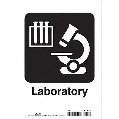 J9730 Safety Sign 10 in x 7 in Vinyl