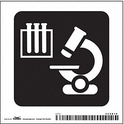Safety Sign 4 in x 4 in Vinyl