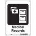 Safety Sign 10 in x 7 in Aluminum