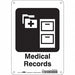 Safety Sign 10 in x 7 in Polyethylene