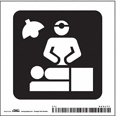 Safety Sign 4 in x 4 in Vinyl