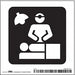 Safety Sign 4 in x 4 in Vinyl