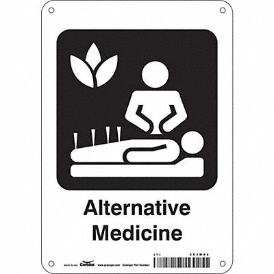 Safety Sign 10 in x 7 in Aluminum