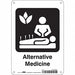 Safety Sign 10 in x 7 in Aluminum
