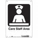 Safety Sign 10 in x 7 in Aluminum
