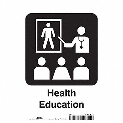 Safety Sign 10 in x 7 in Vinyl