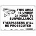 Safety Sign 7 in x 10 in Aluminum