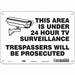 Safety Sign 7 in x 10 in Polyethylene
