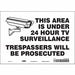 Safety Sign 7 in x 10 in Vinyl