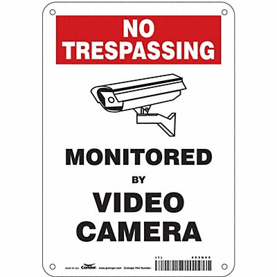Safety Sign 10 inx7 in Aluminum